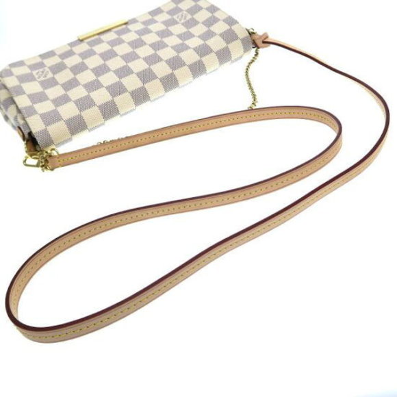 Louis Vuitton Damier Azur White Favorite MM - Picture 8 of 9